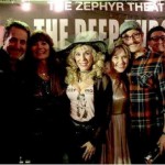 Some of the cast of "The Deep Throat Sex Scandal" joins Dr. Susan Block during her live broadcast on Opening Night.  Alec Tomkiw, Bart Tangredi, Veronica Hart, Dr. Susan Block, Natasha Charles Parker, Marc Ginsburg, Michael Rachlis, Herschel Savage. Photo: Pedro Z