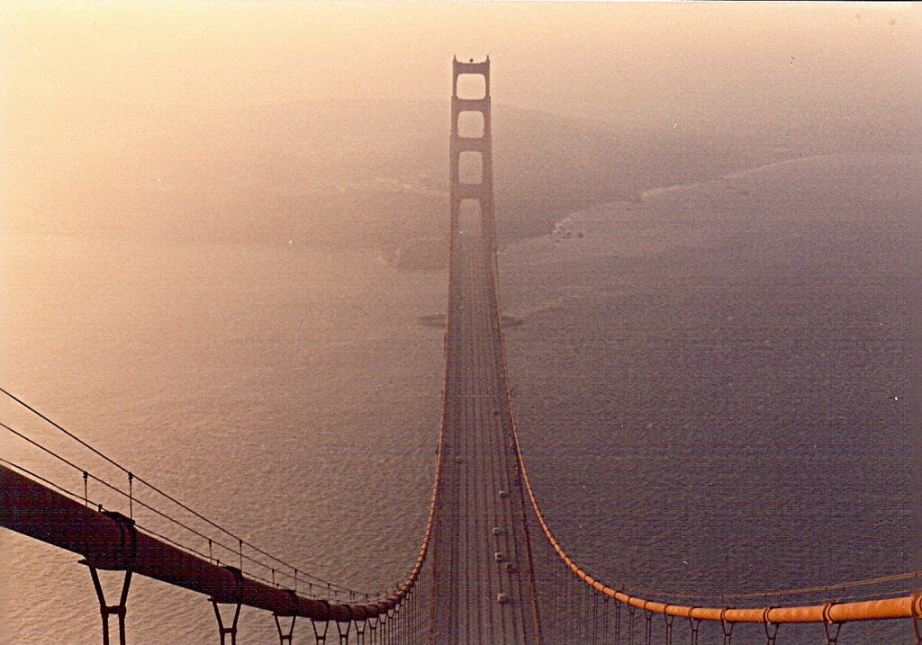 View from the Top of the Golden Gate Bridge (Marin Side).  Photo: Susan Block